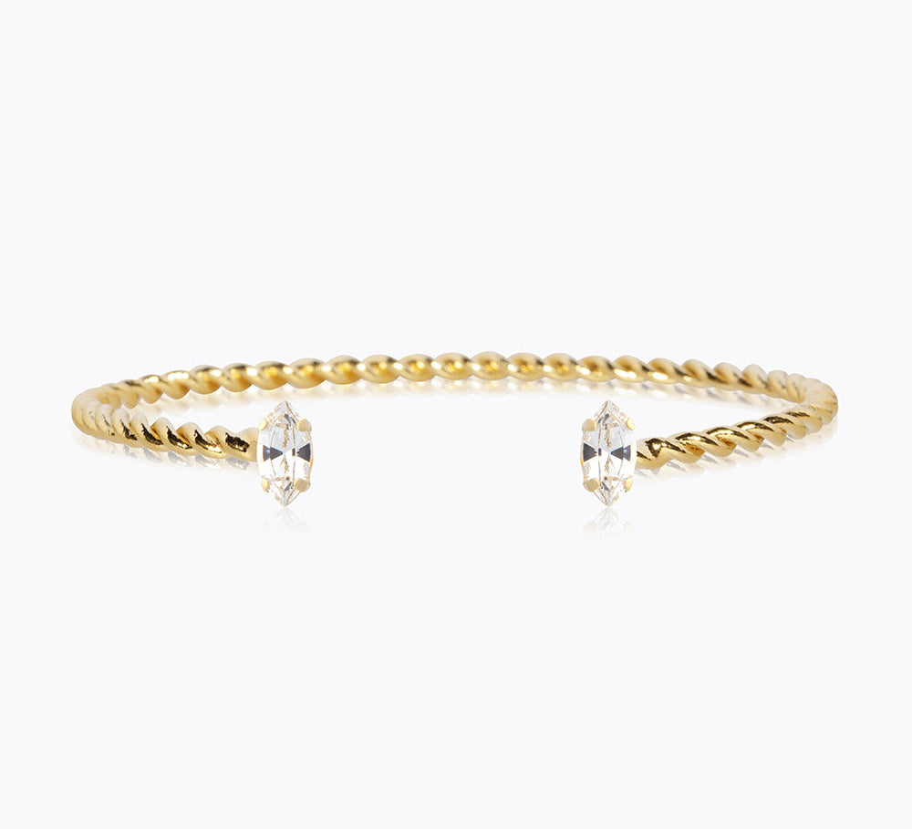 Caroline Svedbom - Petite Navette Bracelet Crystal Gold