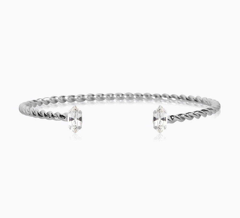 Caroline Svedbom - Petite Navette Bracelet Crystal Rhodium