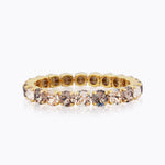 Caroline Svedbom - Gia Stud Bracelet Greige Silk Combo Gold
