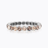 Caroline Svedbom - Gia Stud Bracelet Greige Silk Combo Rhodium