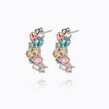 Caroline Svedbom - Gabriella Earrings Rainbow Combo Rhodium