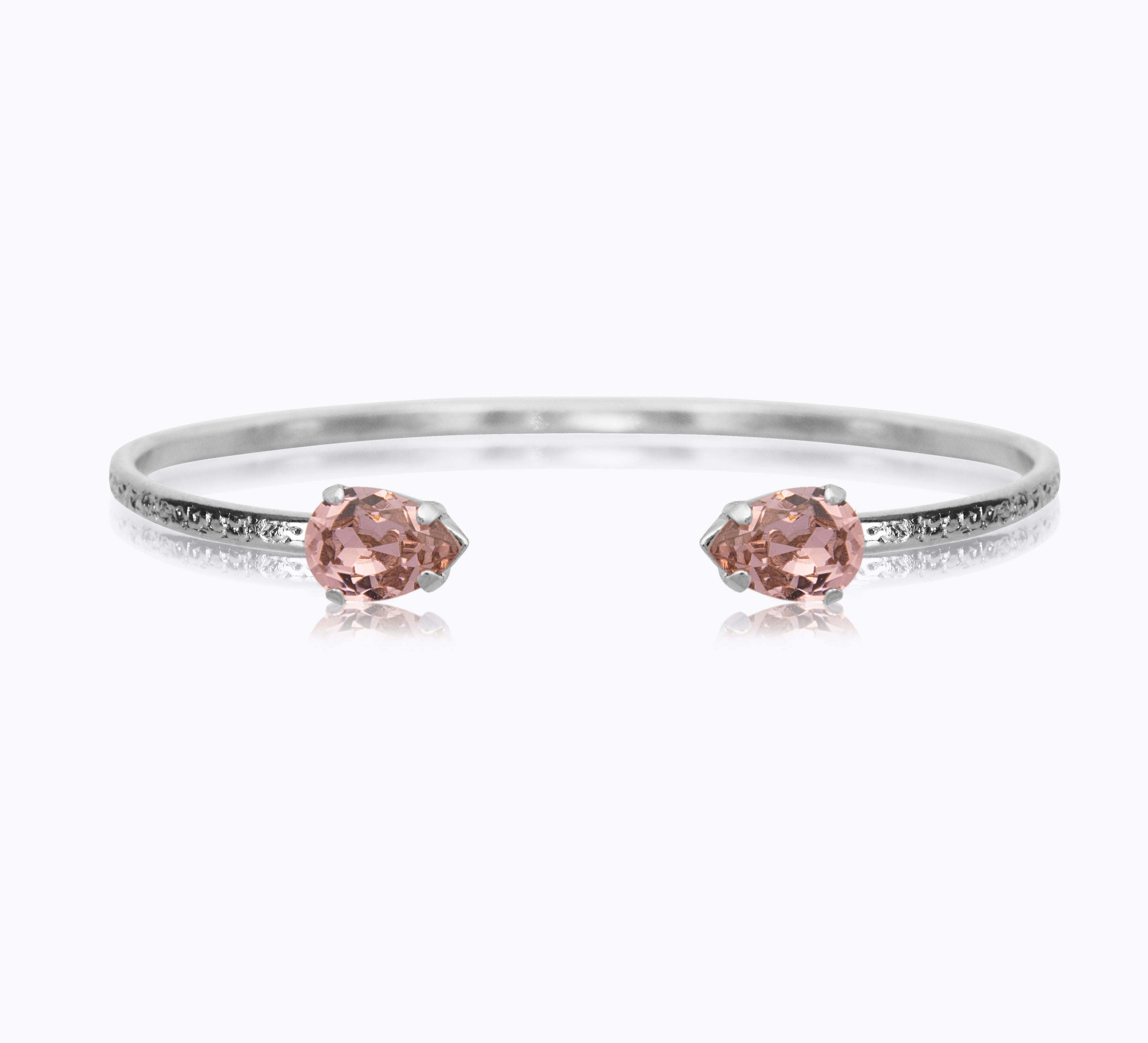Caroline Svedbom - Flower Girl Bracelet Vintage Rose Rhodium