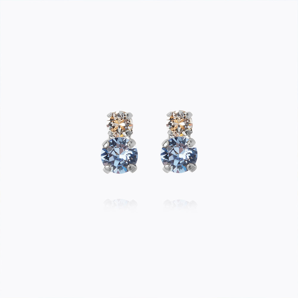 Caroline Svedbom - Leah Earrings Blue Combo Rhodium