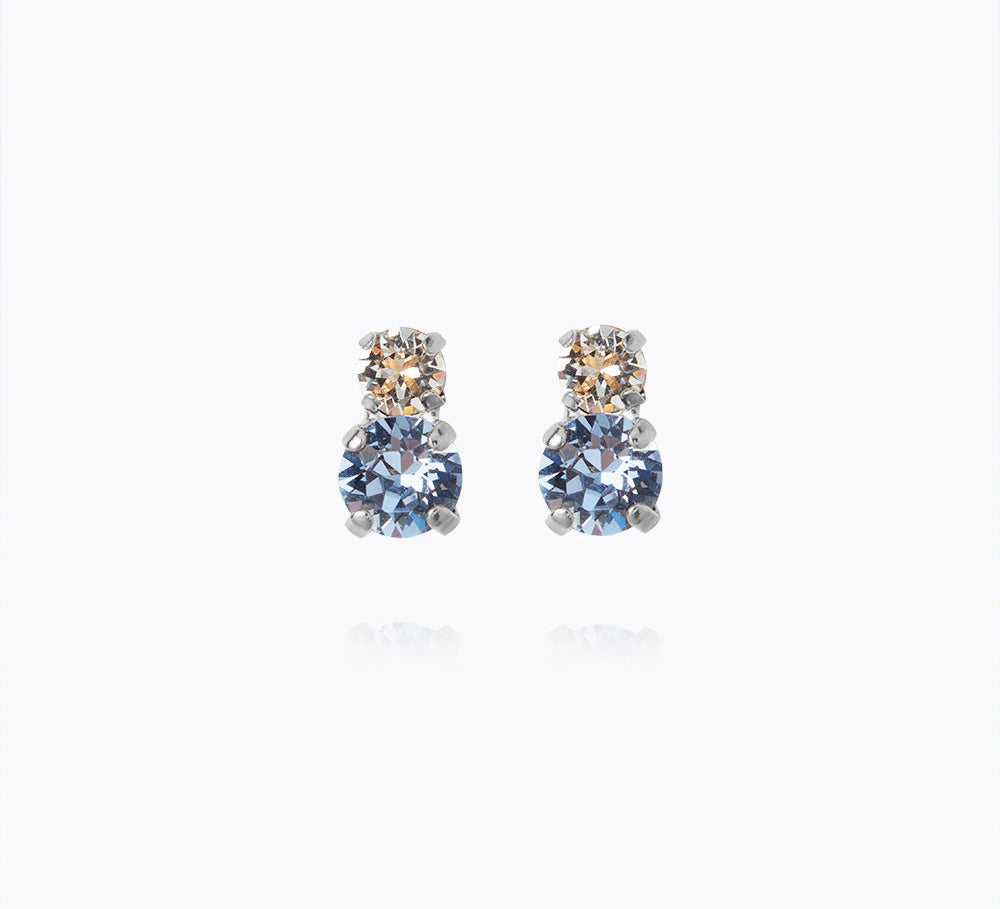 Caroline Svedbom - Leah Earrings Blue Combo Rhodium