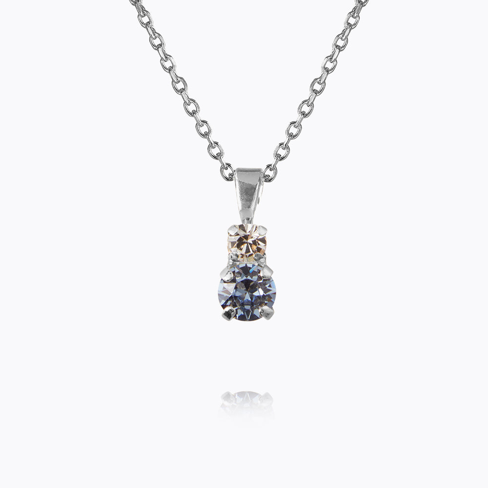 Caroline Svedbom - Leah Necklace Blue Combo Rhodium