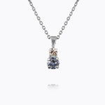 Caroline Svedbom - Leah Necklace Blue Combo Rhodium