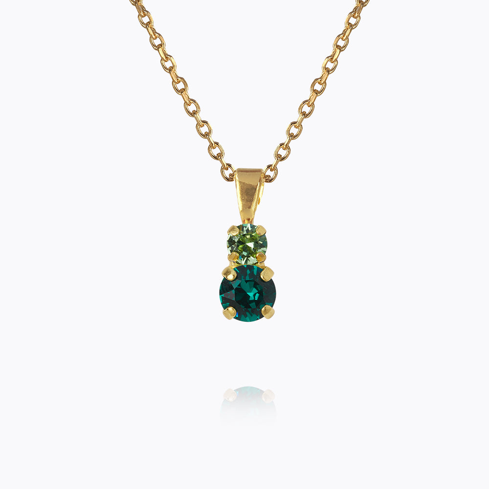 Caroline Svedbom - Leah Necklace Green Combo Gold