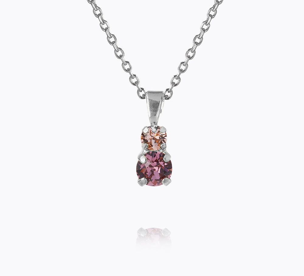 Caroline Svedbom - Leah Necklace Iris Combo Rhodium