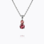 Caroline Svedbom - Leah Necklace Rose Combo Rhodium