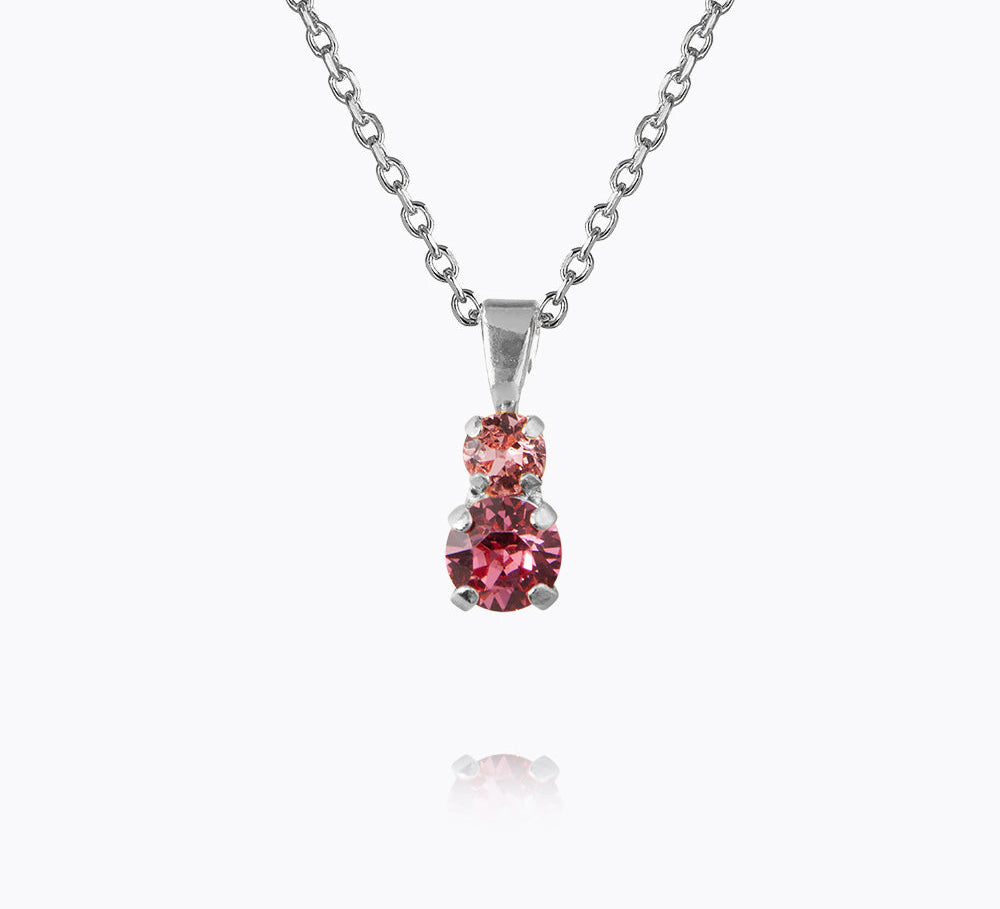 Caroline Svedbom - Leah Necklace Rose Combo Rhodium