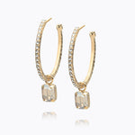 Caroline Svedbom - Lydia Loop Earrings Golden Shadow Gold