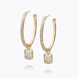 Caroline Svedbom - Lydia Loop Earrings Golden Shadow Gold