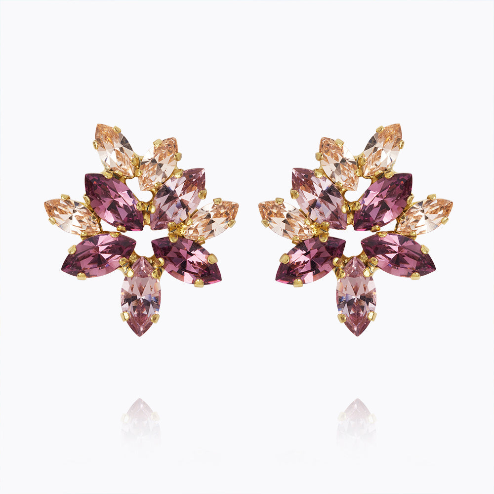 Caroline Svedbom - Melia Earcuff Violet Combo Gold