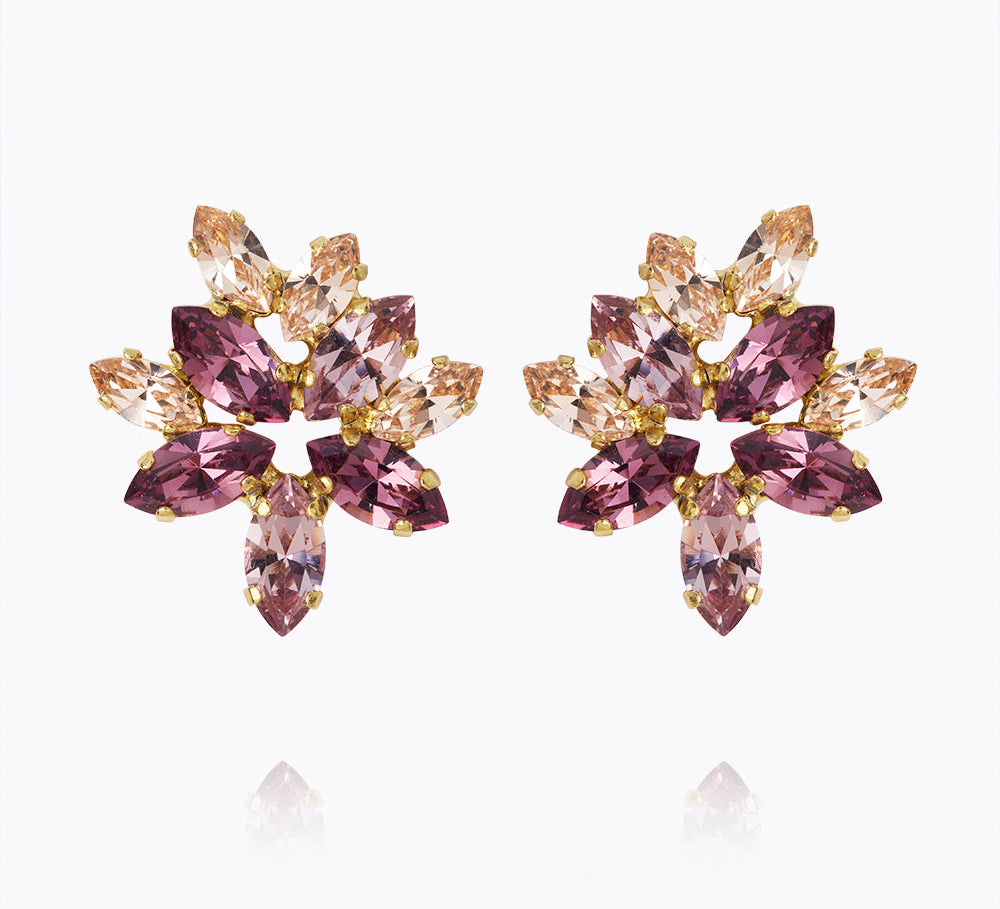 Caroline Svedbom - Melia Earcuff Violet Combo Gold