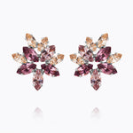 Caroline Svedbom - Melia Earcuff Violet Combo Rhodium