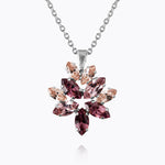 Caroline Svedbom - Melia Necklace Violet Combo Rhodium