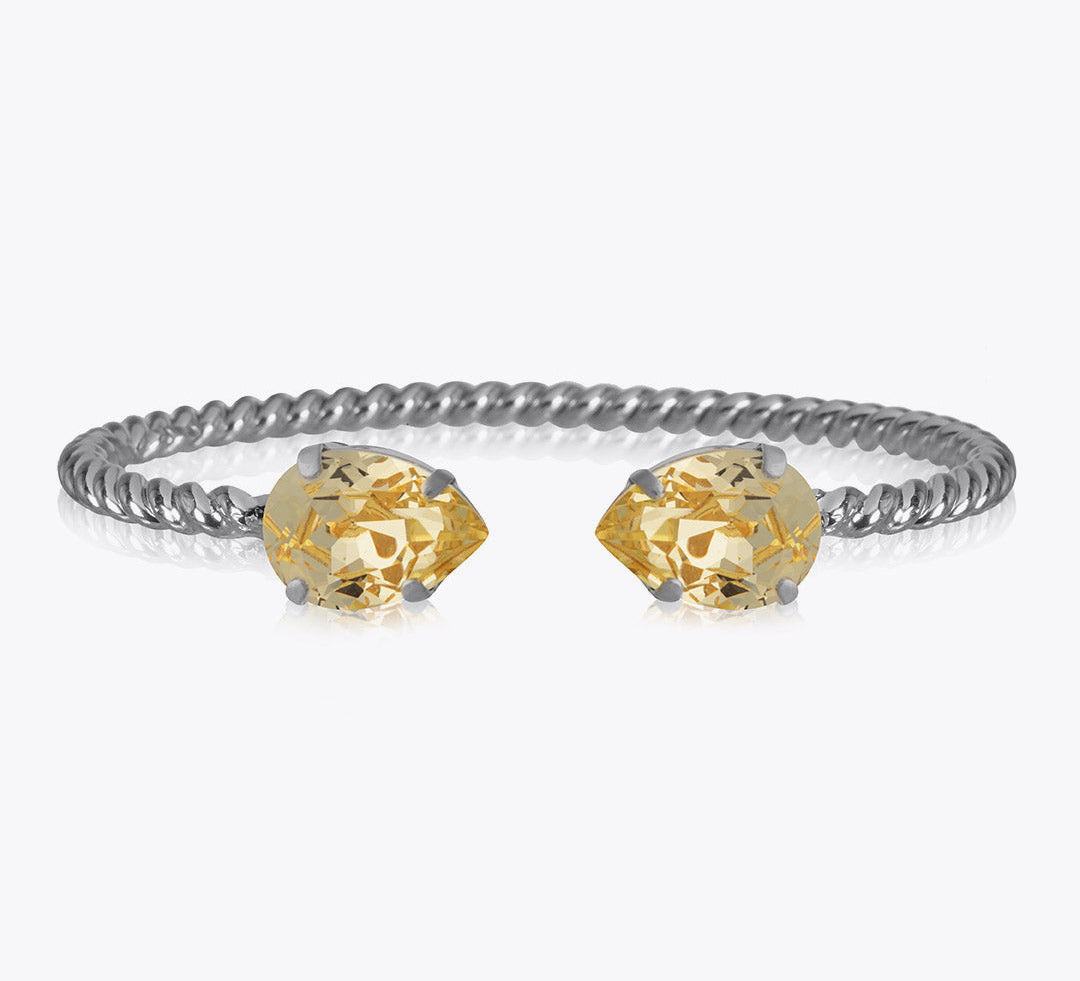 Caroline Svedbom - Mini Drop Bracelet Jonquil Rhodium