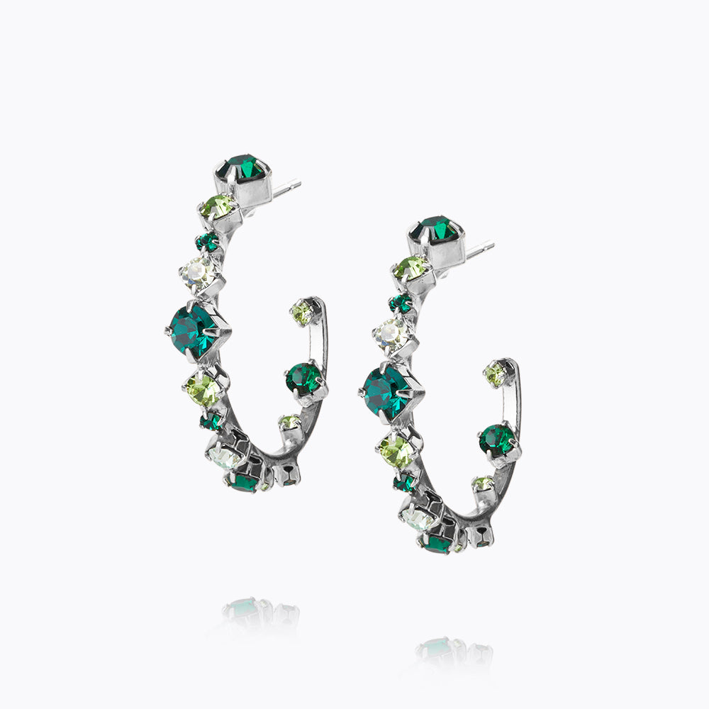 Caroline Svedbom - Mini Antonia Green Combo Rhodium