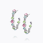 Caroline Svedbom - Mini Antonia Rainbow Combo Rhodium