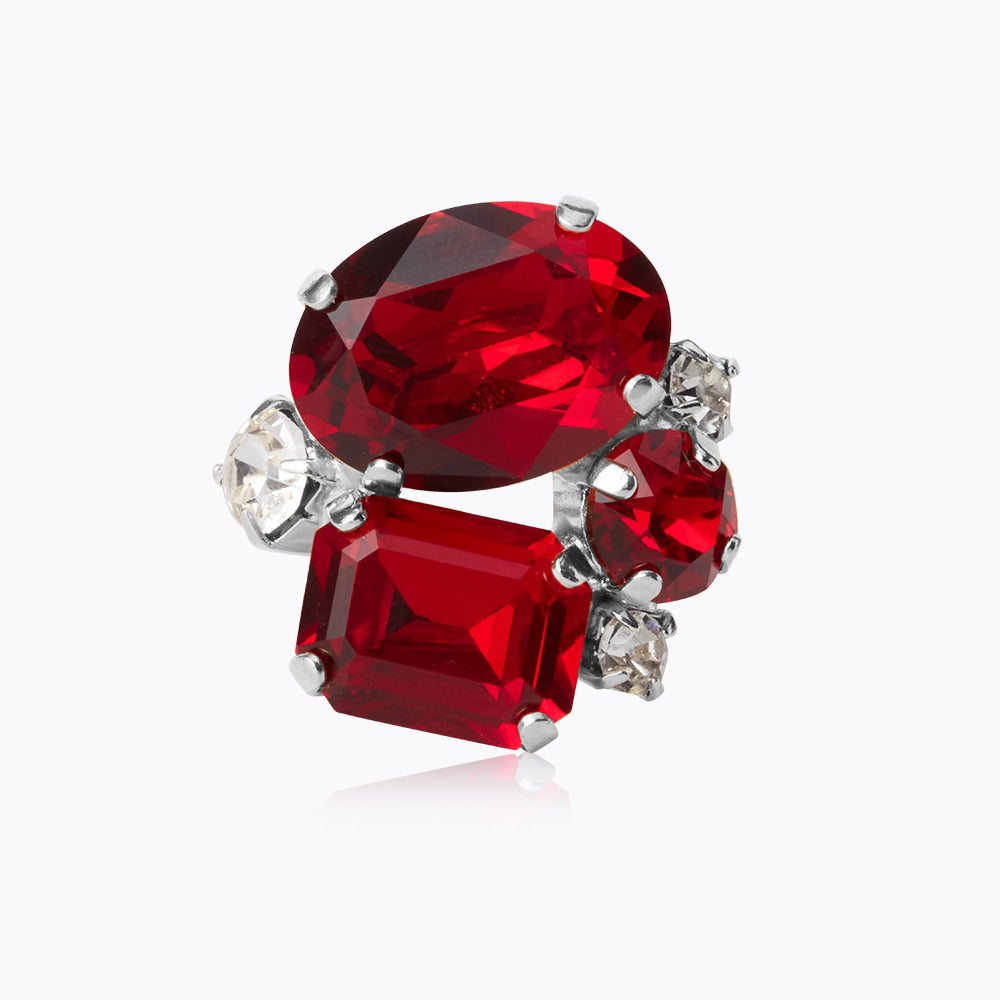Caroline Svedbom - Mini Carolina Ring Siam Rhodium