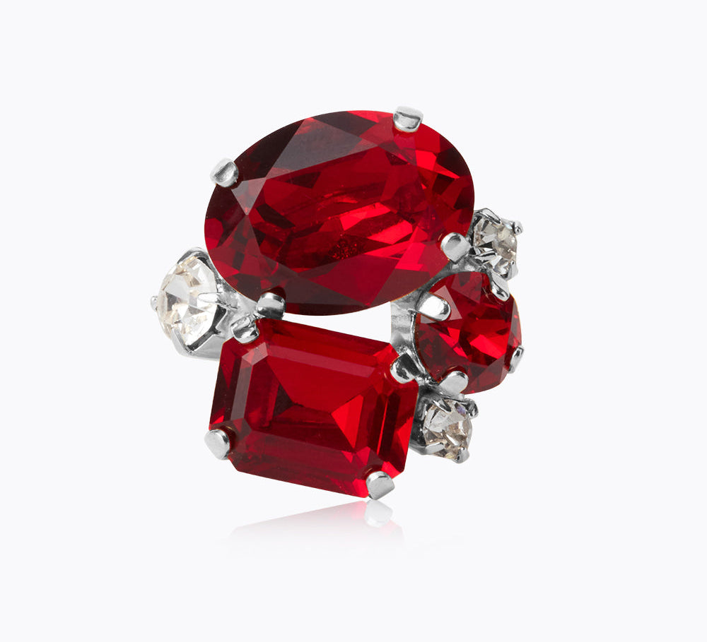 Caroline Svedbom - Mini Carolina Ring Siam Rhodium