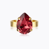 Caroline Svedbom - Mini Drop Ring Mulberry Red Gold