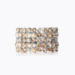 Caroline Svedbom - Multi Cuff Bracelet Golden Combo Rhodium