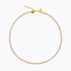 Caroline Svedbom - Zara Necklace Crystal Gold