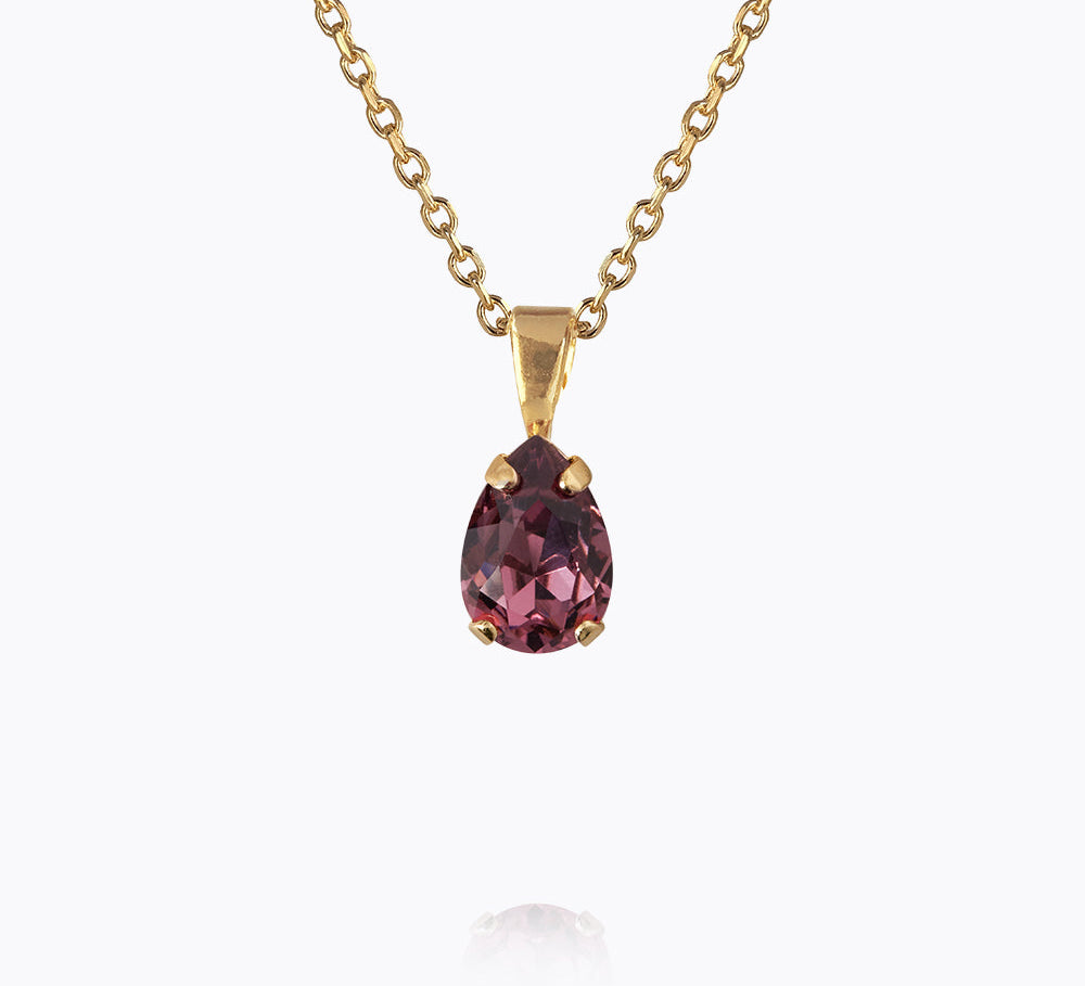 Caroline Svedbom - Petite Drop Necklace Iris Gold