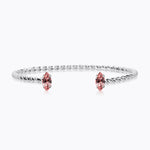 Caroline Svedbom - Petite Navette Bracelet Light Rose Rhodium