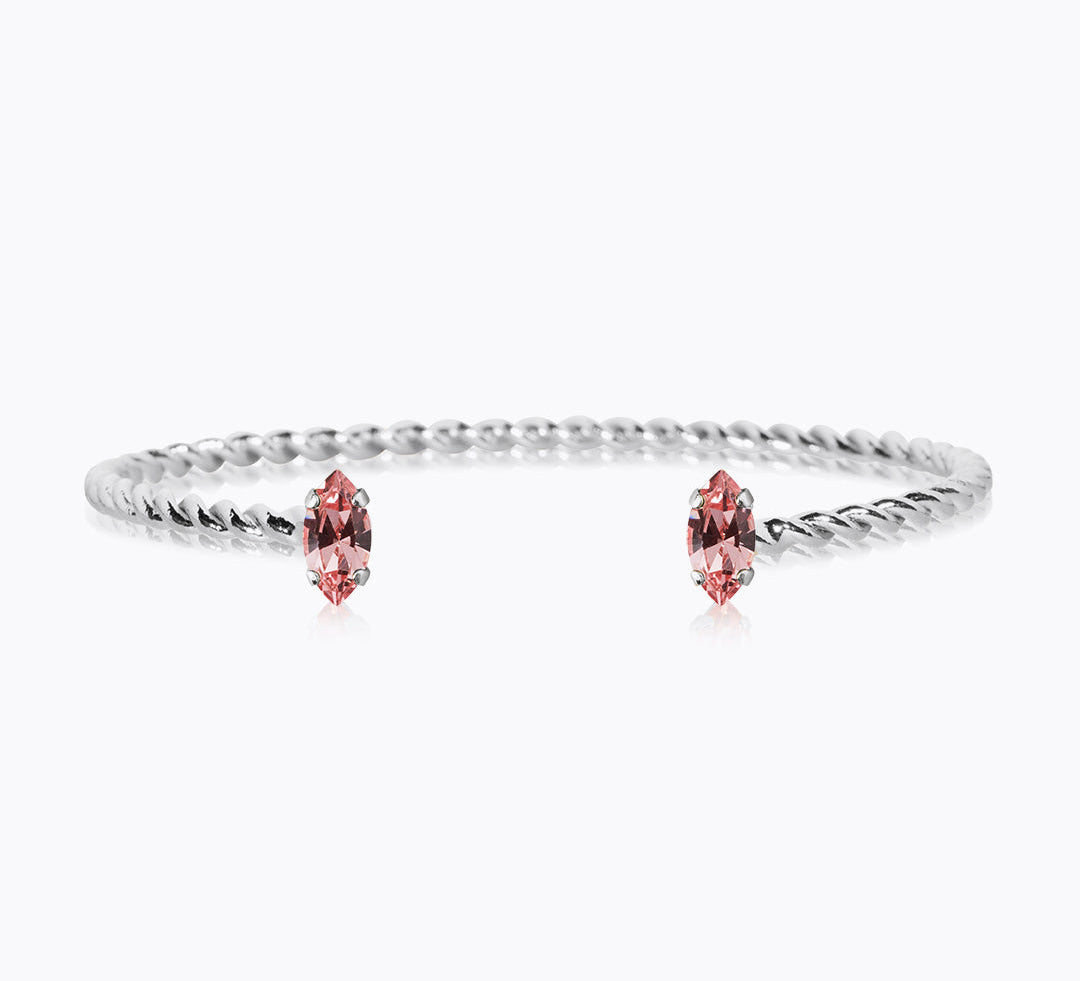Caroline Svedbom - Petite Navette Bracelet Light Rose Rhodium