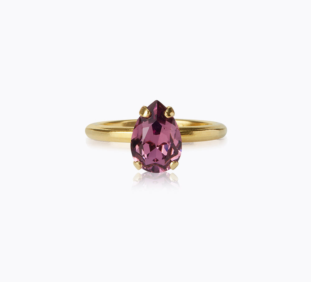 Caroline Svedbom - Petite Drop Ring Iris Gold