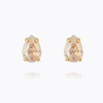 Caroline Svedbom - Petite Drop Stud Earrings Golden Shadow Gold