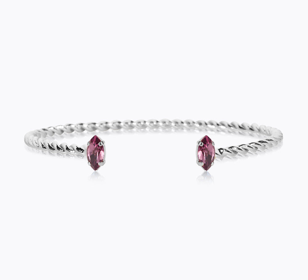 Caroline Svedbom - Petite Navette Bracelet Iris Rhodium