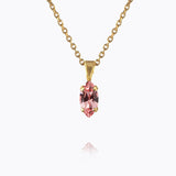 Caroline Svedbom - Petite Navette Necklace Light Rose Gold