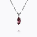 Caroline Svedbom - Petite Navette Necklace Iris Rhodium