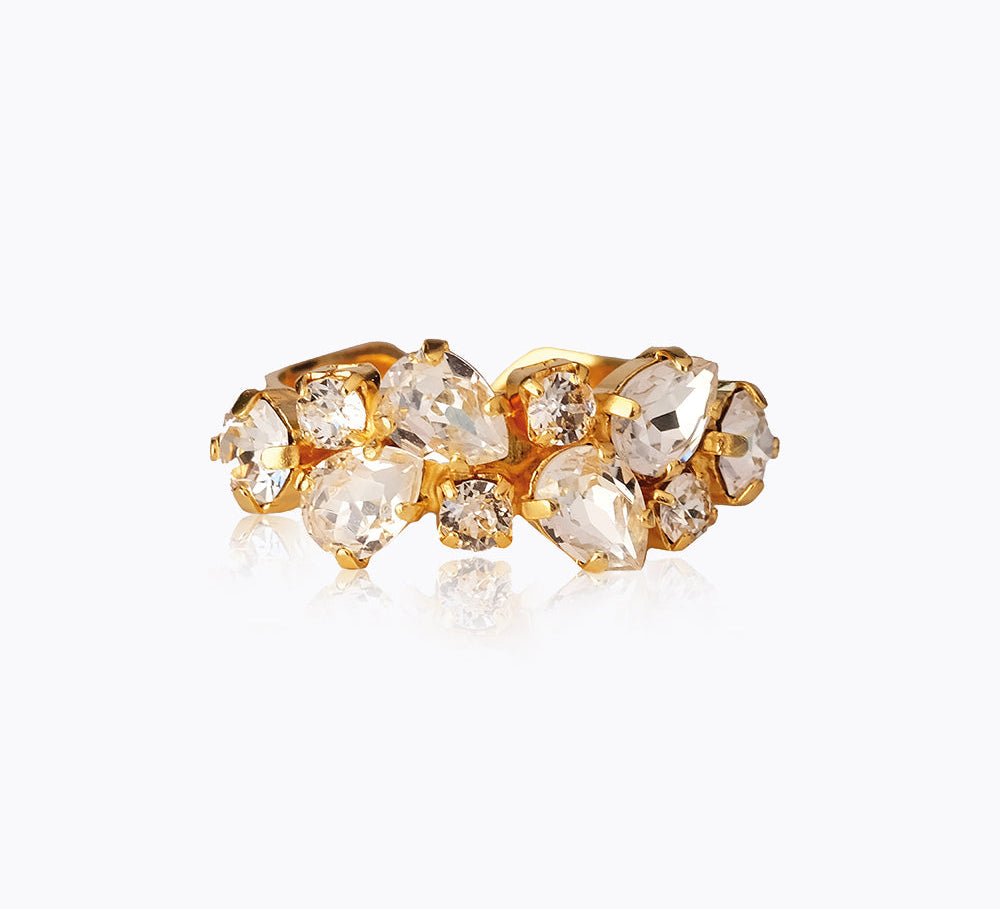 Caroline Svedbom - Gabriella Ring Crystal Gold