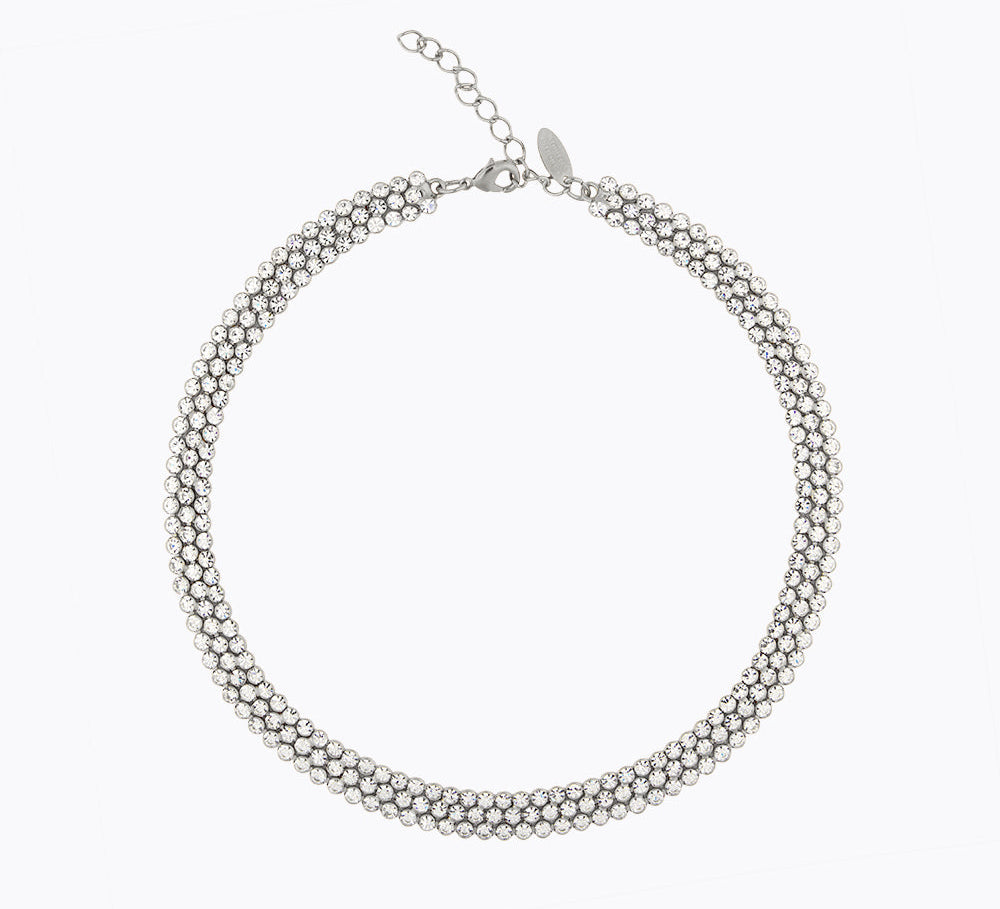 Caroline Svedbom - Siri Choker Crystal Rhodium
