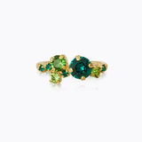 Caroline Svedbom - Stardust Ring Green Combo Gold