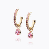 Caroline Svedbom - Tracy Loop Earrings Light Rose Gold
