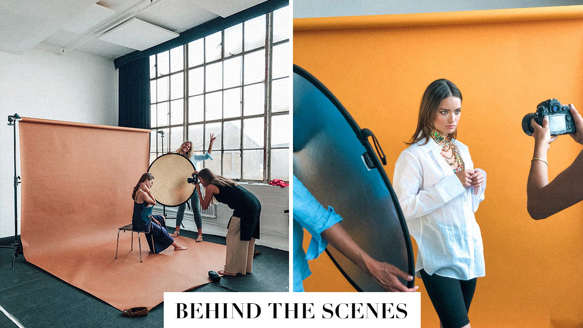 Häng med "behind the scenes" på höstens kampanjfotografering