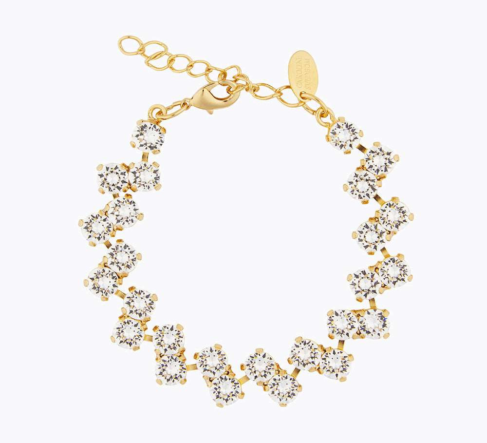 Caroline Svedbom - Fiona Bracelet Crystal Gold