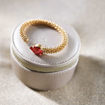 Classic Rope Bracelet / Mulberry Red