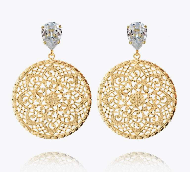 Alexandra Earrings / Crystal