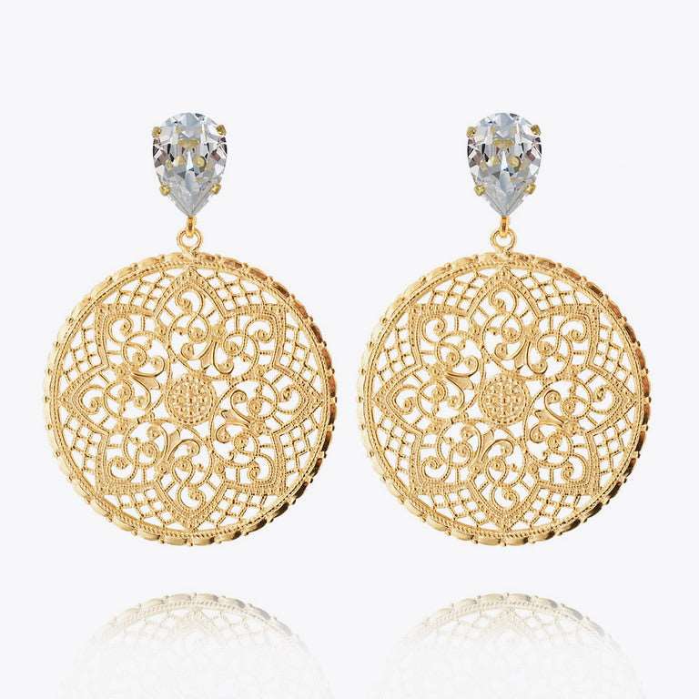 Alexandra Earrings / Crystal