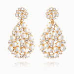 Caroline Svedbom - All Of Me Earrings Pearl Crystal Gold