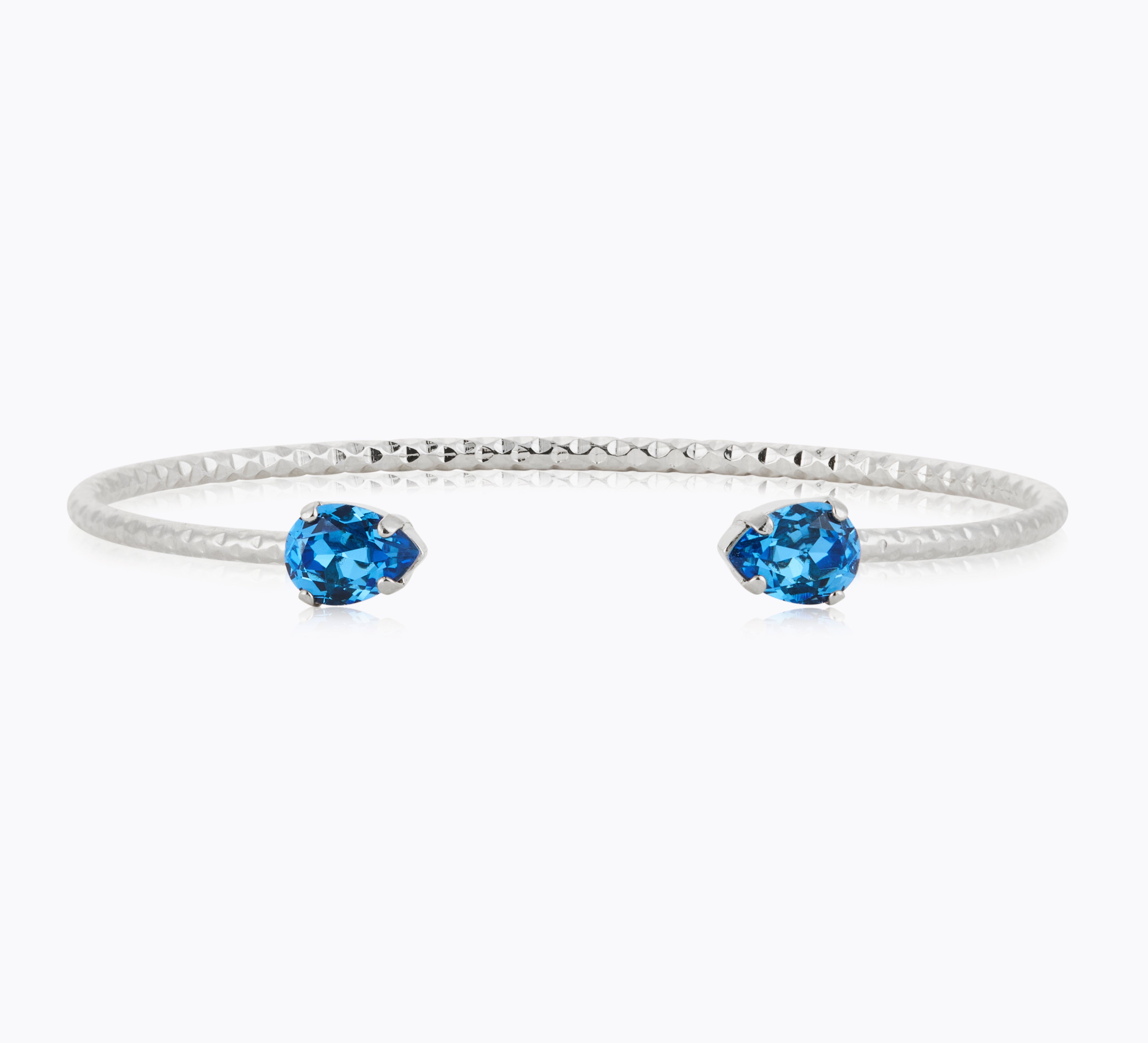 Caroline Svedbom - Amelia Bracelet Recreated Iceblue Rhodium