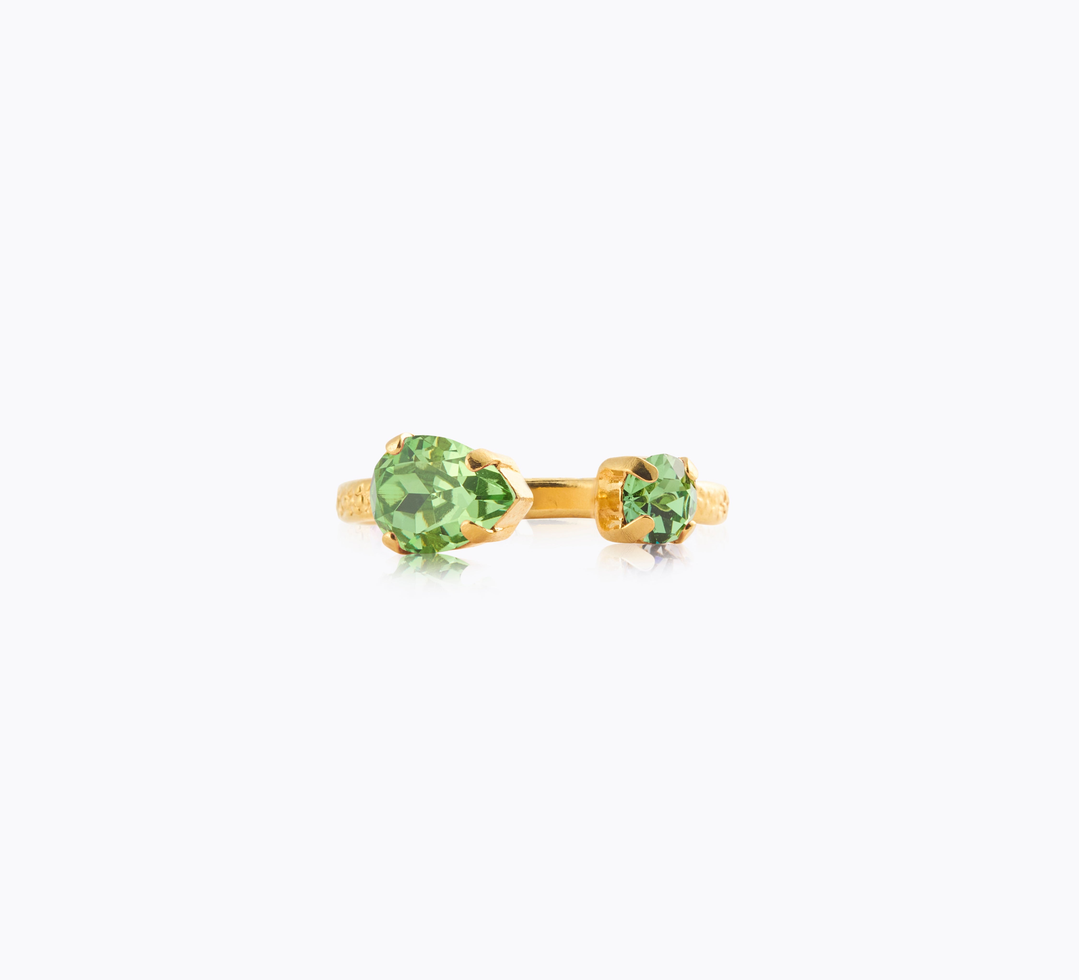 Caroline Svedbom - Amelia Ring Recreated Peridot Gold
