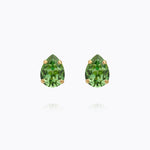 Caroline Svedbom - Amelia Stud Earrings Recreated Peridot Rhodium