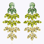 Caroline Svedbom - Bonnie Earrings Lime Combo Rhodium